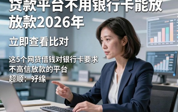贷款平台不用银行卡能放款2026年立即查看比对，这5个网贷借钱对银行卡要求不高微信放款的平台超顺