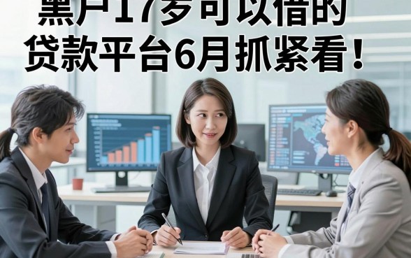 黑户17岁可以借的贷款平台6月抓紧看！为您解答这五个不查负债最新口子