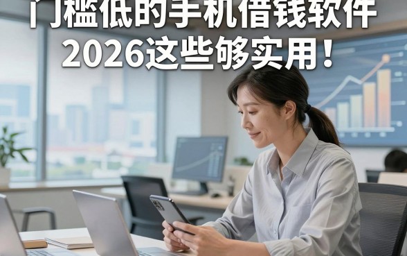 门槛低的手机借钱软件2026这些够实用！带您看看5家满足短期救急需求的网贷平台