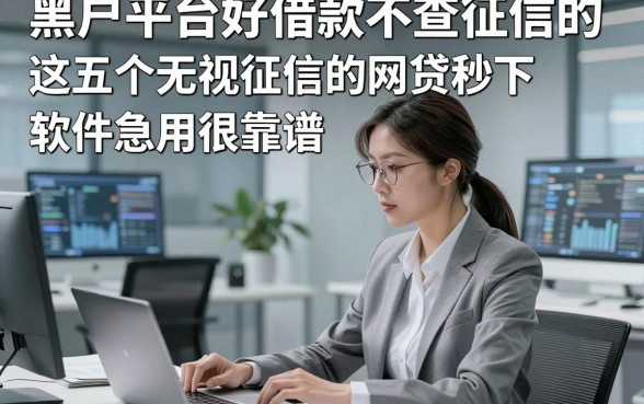 黑户平台好借款不查征信的，这五个无视征信的网贷秒下软件急用很靠谱
