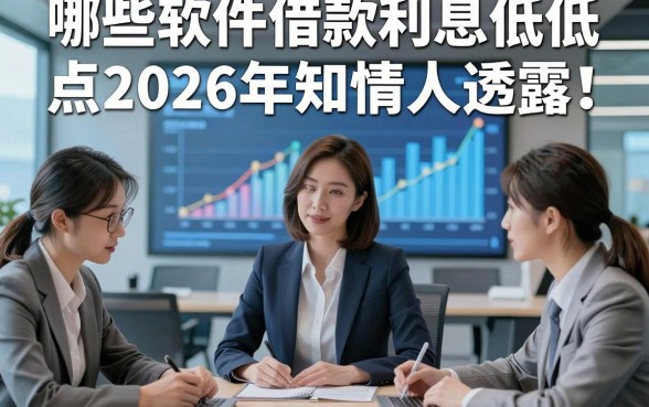 哪些软件借款利息低低点2026年知情人透露！顺便汇集五个贷款利息低低点的私人放款软件