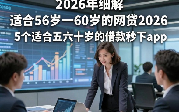 2026年细解​适合56岁一60岁的网贷2026，为您探讨5个适合五六十岁的借款秒下app