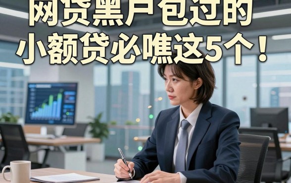 网贷黑户包过的小额贷必瞧这5个！来看本篇隆重介绍！