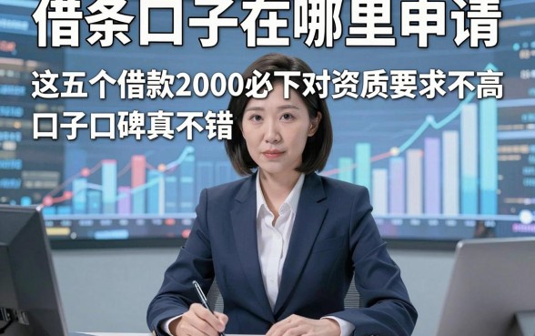 借条口子在哪里申请，这五个借款2000必下对资质要求不高口子口碑真不错