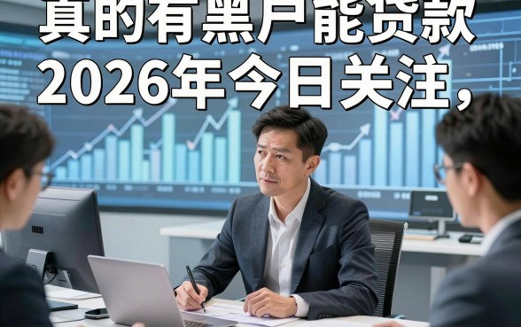 真的有黑户能贷款2026年今日关注，研讨​这5个真的有黑户借钱秒过的口子