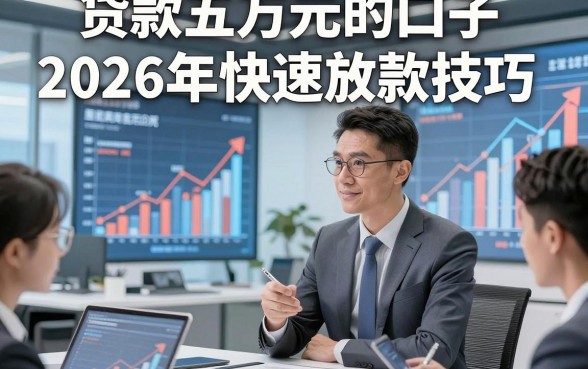 贷款五万元的口子2026年快速放款技巧，这5个借款五万元的对口子要求不高能下款2000元指引很清楚
