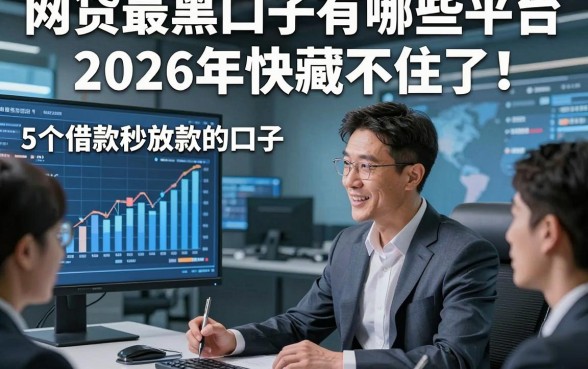 网贷最黑口子有哪些平台2026年快藏不住了！解析5个借款秒放款的口子