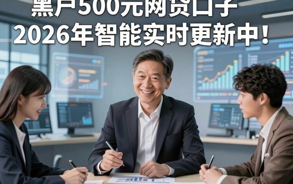 黑户500元网贷口子2026年智能实时更新中！本篇更新五个黑户500元借款马上放款的app