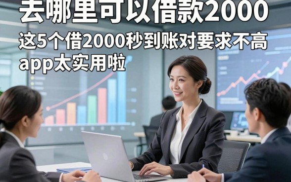 去哪里可以借款2000，优选​这5个借2000秒到账对要求不高app太实用啦