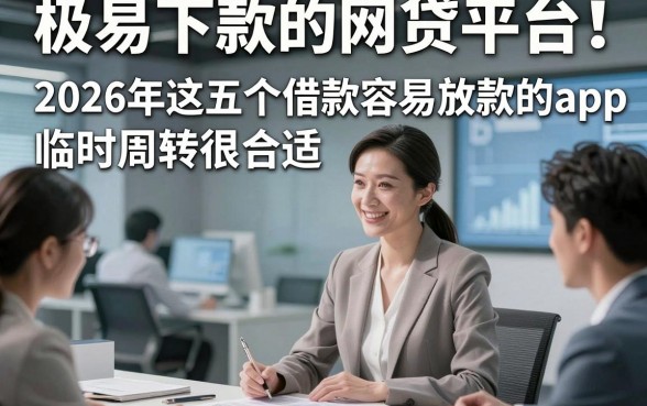 极易下款的网贷平台！2026年这五个借款容易放款的app临时周转很合适