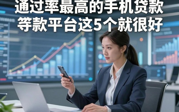 通过率最高的手机贷款平台这5个就很好，本篇为您全面挑选！