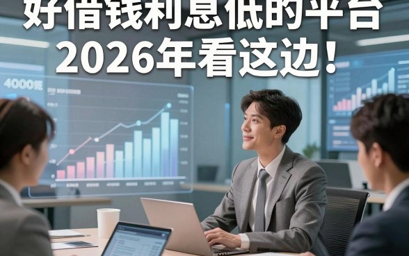 好借钱利息低的平台2026年看这边！带您概括这5个利息低的网贷对4000元私人放款要求不高口子