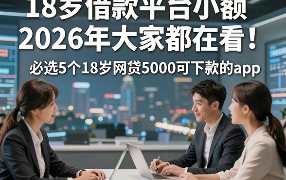 18岁借款平台小额2026年大家都在看！必选5个18岁网贷5000可下款的app