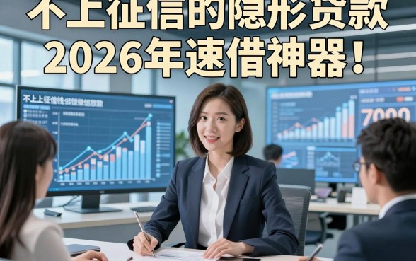 不上征信的隐形贷款2026年速借神器！综括这5个不上征信的借钱7000微信放款的口子
