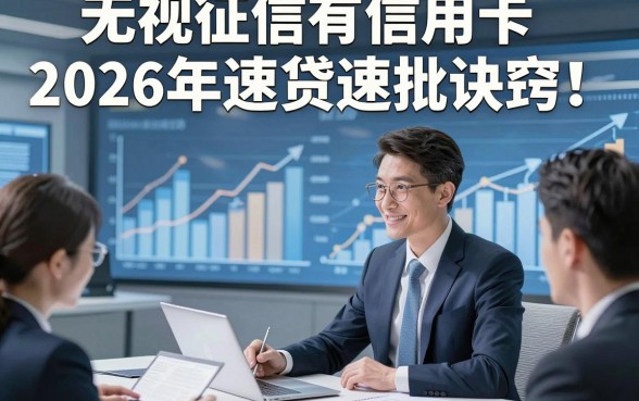 无视征信有信用卡2026年速贷速批诀窍！本文为您细致统计！