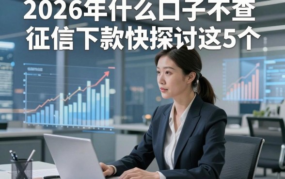 2026年什么口子不查征信下款快探讨这5个，本文为您全面展示！