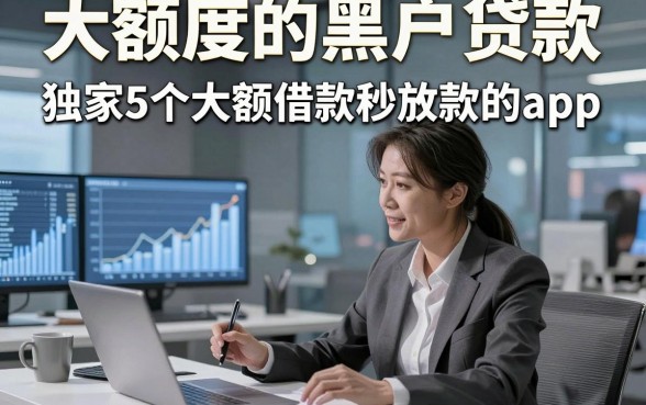 大额度的黑户贷款，独家5个大额借款秒放款的app