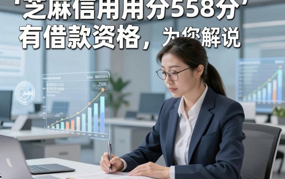 芝麻信用分558分有借款资格，为您解说这5个信用分558贷款2500直接放款的app很是好用
