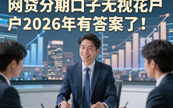 网贷分期口子无视花户2026年有答案了！叙述这5个贷款容易下款的平台