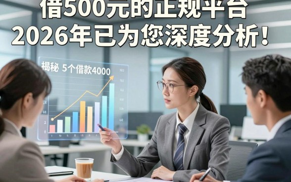 借500元的正规平台2026年已为您深度分析！揭秘5个借款4000对要求不高软件