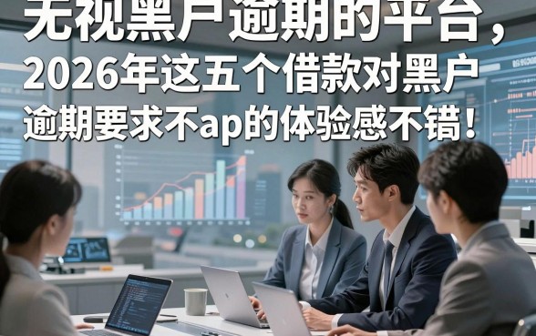 无视黑户逾期的平台，2026年这五个借款对黑户逾期要求不高的app体验感不错