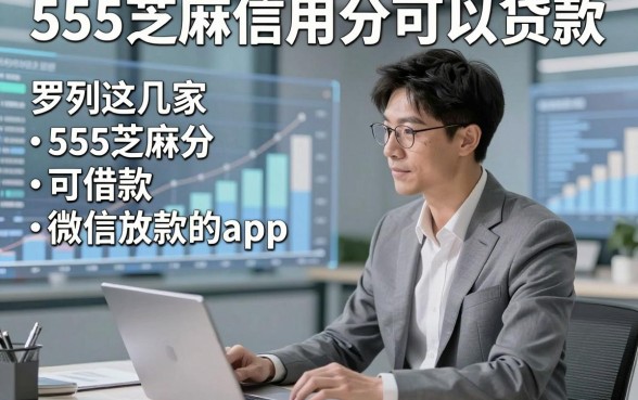 555芝麻信用分可以贷款，罗列这几家555芝麻分可借款微信放款的app