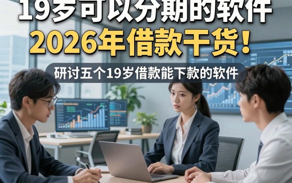 19岁可以分期的软件2026年借款干货！研讨五个19岁借款能下款的软件