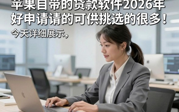 苹果自带的贷款软件2026年好申请的可供挑选的很多！，今天详细展示​这五个黑户网贷app！