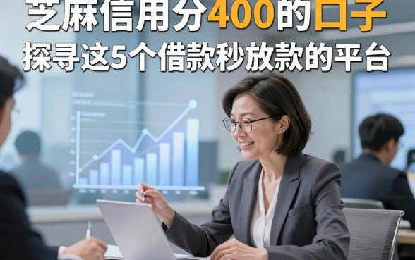 芝麻信用分400的口子，探寻这5个借款秒放款的平台