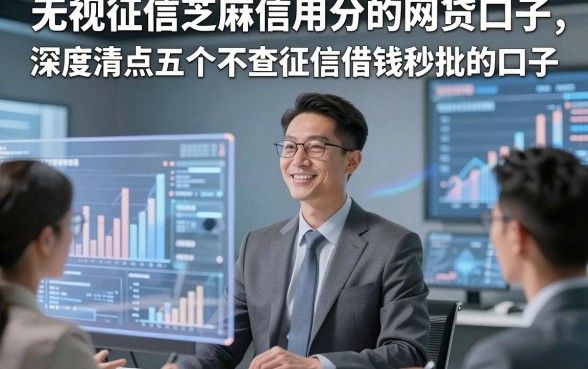 无视征信芝麻信用分的网贷口子，深度清点五个不查征信借钱秒批的口子