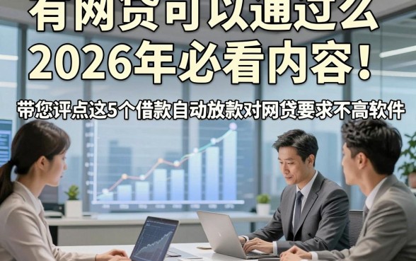 有网贷可以通过么2026年必看内容！带您评点这5个借款自动放款对网贷要求不高软件