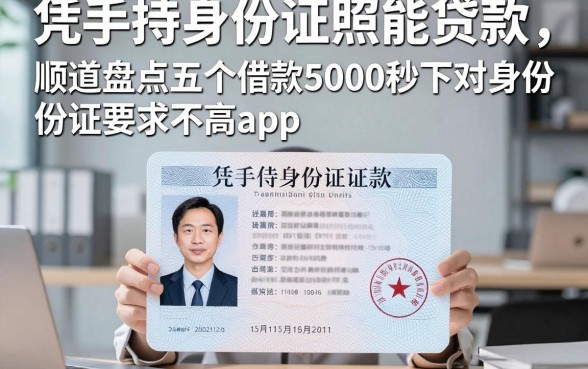 凭手持身份证照能贷款，顺道盘点五个借款5000秒下对身份证要求不高app