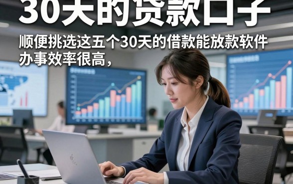 30天的贷款口子，顺便挑选这五个30天的借款能放款软件办事效率很高