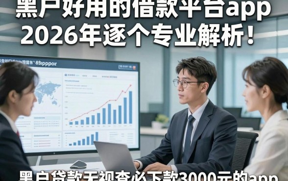 黑户好用的借款平台app2026年逐个专业解析！同时展示这五个黑户贷款无视查必下款3000元的app