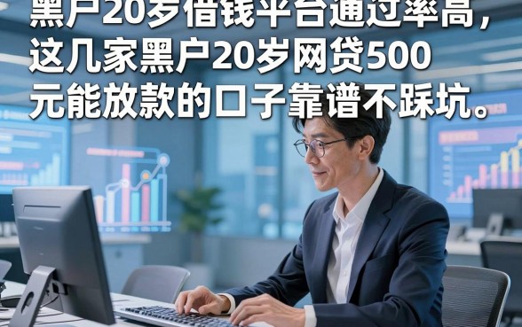 黑户20岁借钱平台通过率高，这几家黑户20岁网贷500元能放款的口子靠谱不踩坑