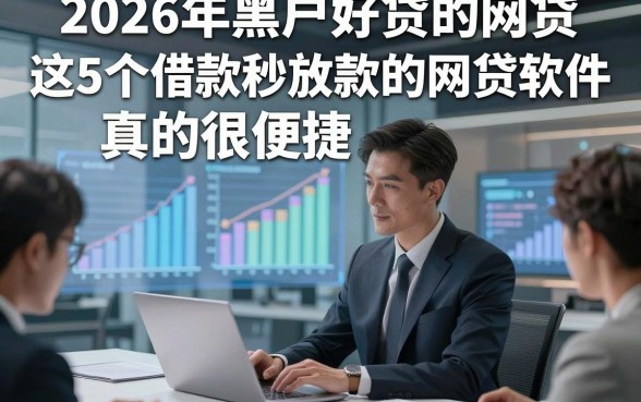 2026年黑户好贷的网贷，这5个借款秒放款的网贷软件真的很便捷