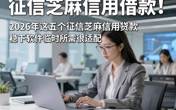 征信芝麻信用借款！2026年这五个征信芝麻信用贷款稳下软件临时所需很适配