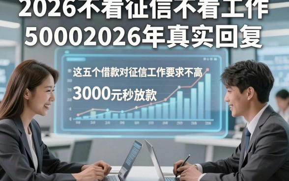 2026不看征信不看工作50002026年真实回复，这五个借款对征信工作要求不高3000元秒放款的app真心值得托付