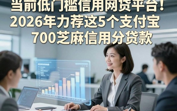 当前低门槛信用网贷平台！2026年力荐这5个支付宝700芝麻信用分贷款