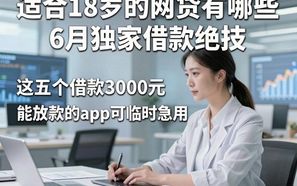 适合18岁的网贷有哪些6月独家借款绝技，这五个借款3000元能放款的app可临时急用