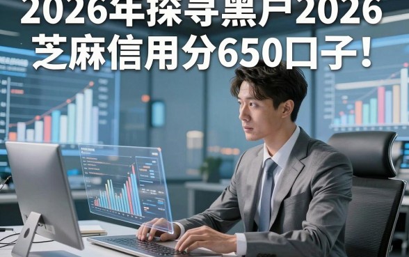 2026年探寻黑户2026芝麻信用分650口子，同时整理5个黑户2026芝麻信用分650借钱秒过的平台