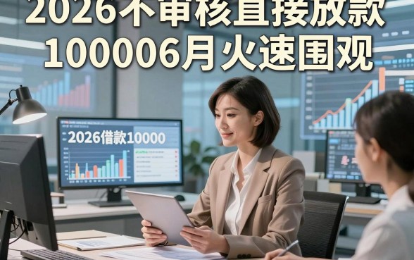 2026不审核直接放款100006月火速围观，这5个2026借款10000对审核要求不高软件急需很给力