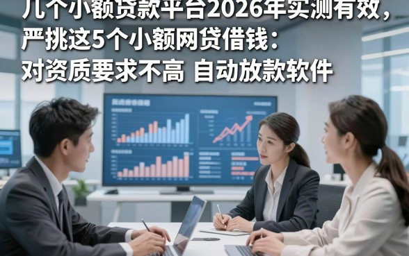 几个小额贷款平台2026年实测有效，严挑这5个小额网贷借钱对资质要求不高自动放款软件