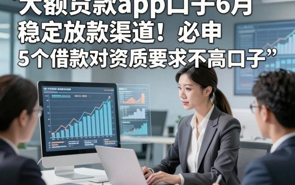大额贷款app口子6月稳定放款渠道！必申​5个借款对资质要求不高口子