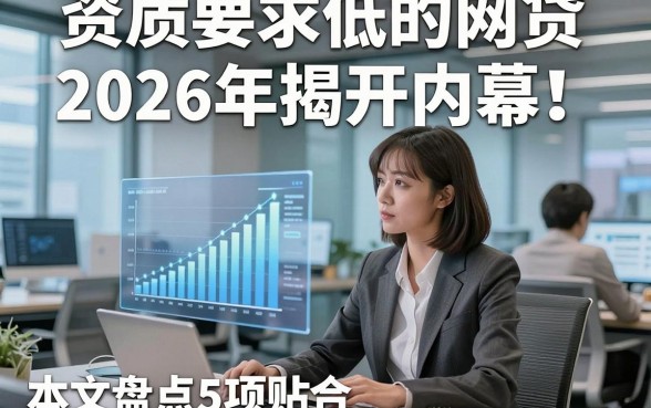 资质要求低的网贷2026年揭开内幕！本文盘点5项贴合短期周转需求的网贷平台