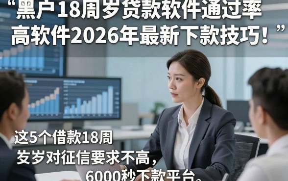 黑户18周岁贷款软件通过率高软件2026年最新下款技巧！建议这5个借款18周岁对征信要求不高6000秒下款的平台
