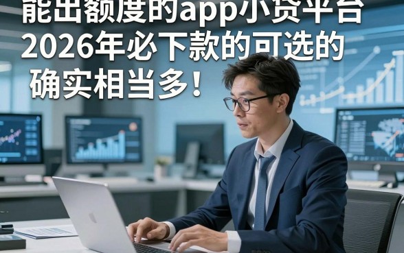 能出额度的app小贷平台2026年必下款的可选的确实相当多！，本文为您精心搜集这5个贷款口子！