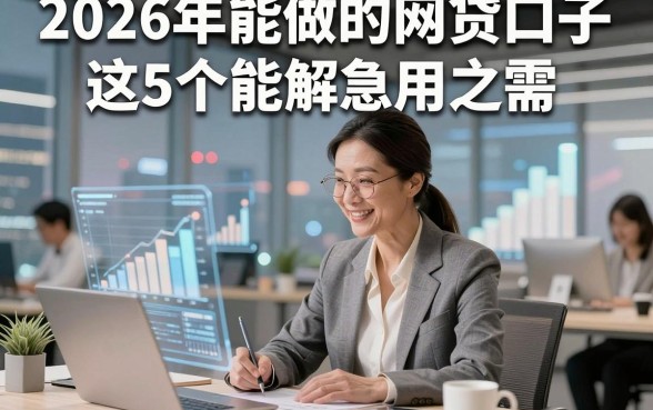 2026年能做的网贷口子这5个能解急用之需，本文为您精心阐述！