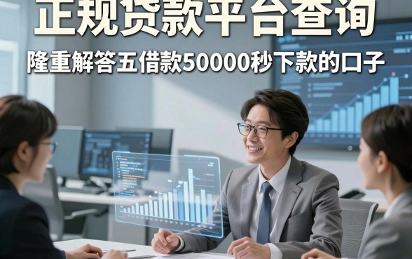 正规贷款平台查询，隆重解答五个借款50000秒下款的口子