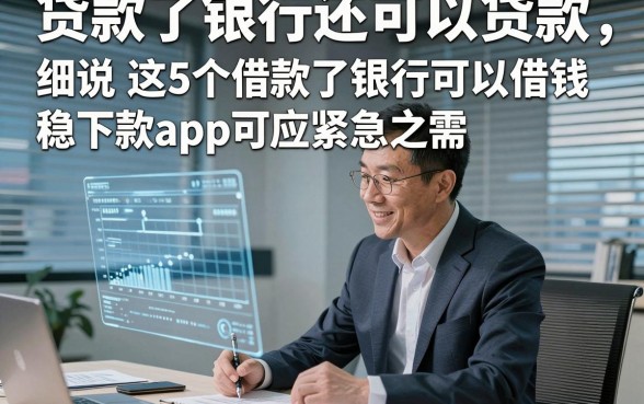 贷款了银行还可以贷款，细说​这5个借款了银行可以借钱稳下款app可应紧急之需